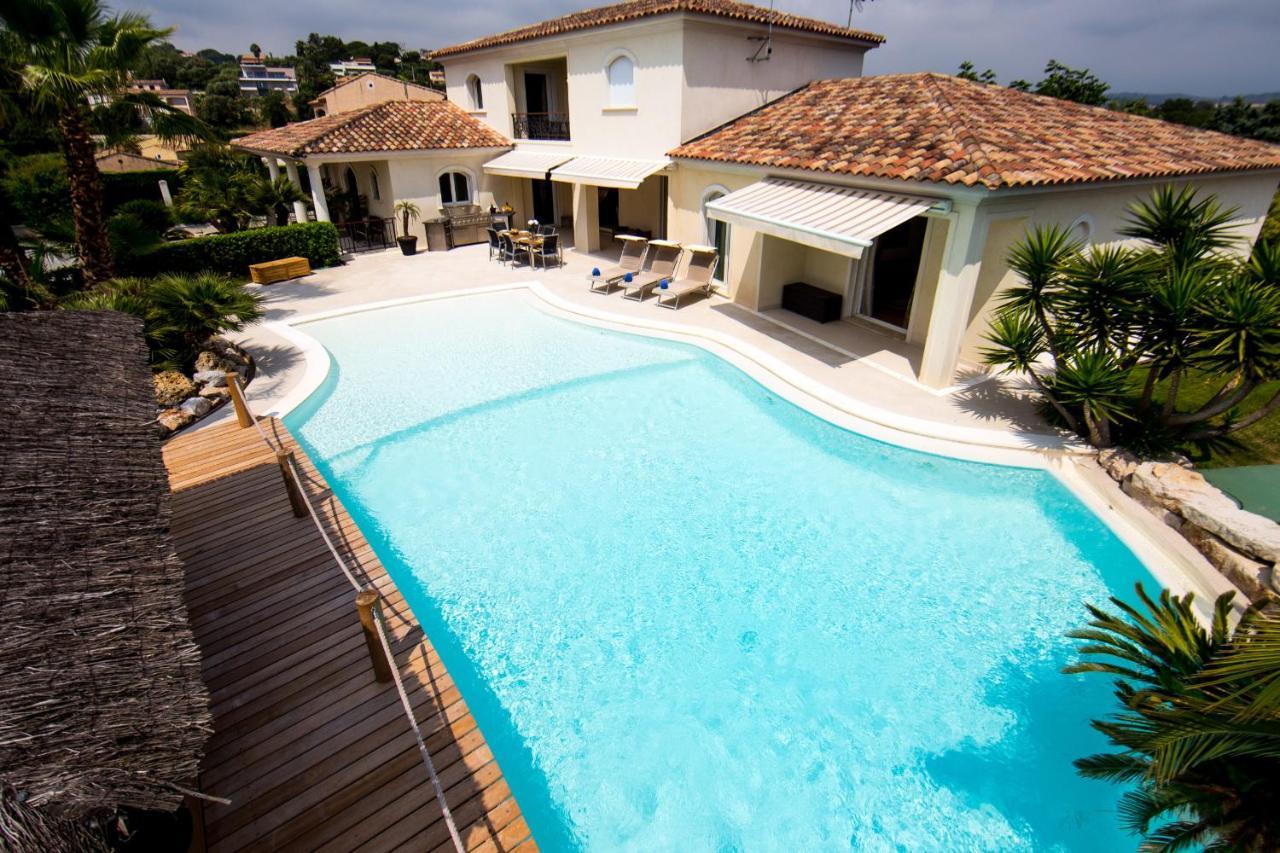 El Paradisio Splendid 5 Stars Villa Atypical In Antibes With Overflowing Swiming Pool Экстерьер фото